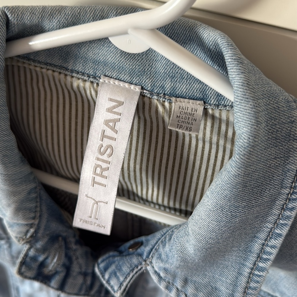 Tristan Light Blue Denim Jacket - Picture 4 of 5